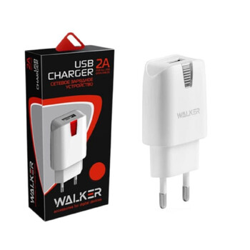 Сетевое зарядное устройство WALKER WH-21, 1USB, 2.1A, белый - Специализированный магазин 100 АНТЕНН - Продажа, установка, настройка, обслуживание. Триколор ТВ, НТВ+, Телекарта, МТС. Цифровое телевидение, спутниковое телевидение, эфирные антенны. GSM 3G 4G. Видеонаблюдение. Екатеринбург