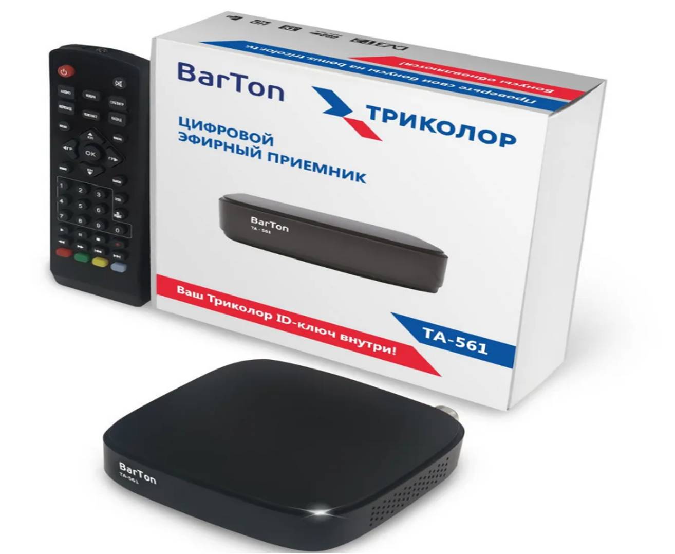 Цифровой эфирный приемник. Ресивер DVB-t2 Barton ta-561.